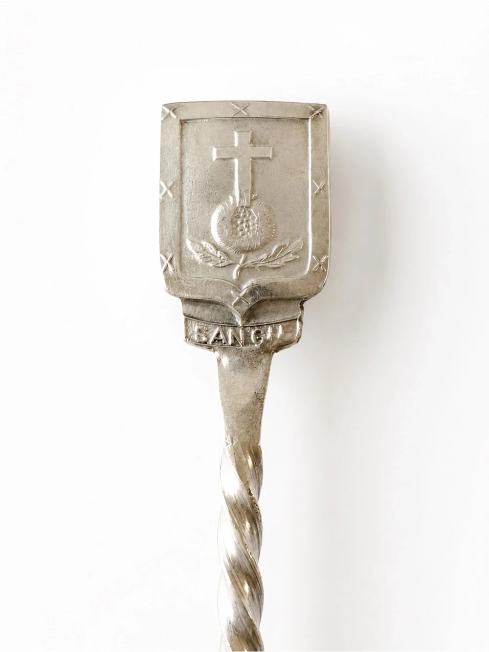 Vintage Mid-Century Modern T.P.P. Bogotá Coin Silver Collectible Small Spoon